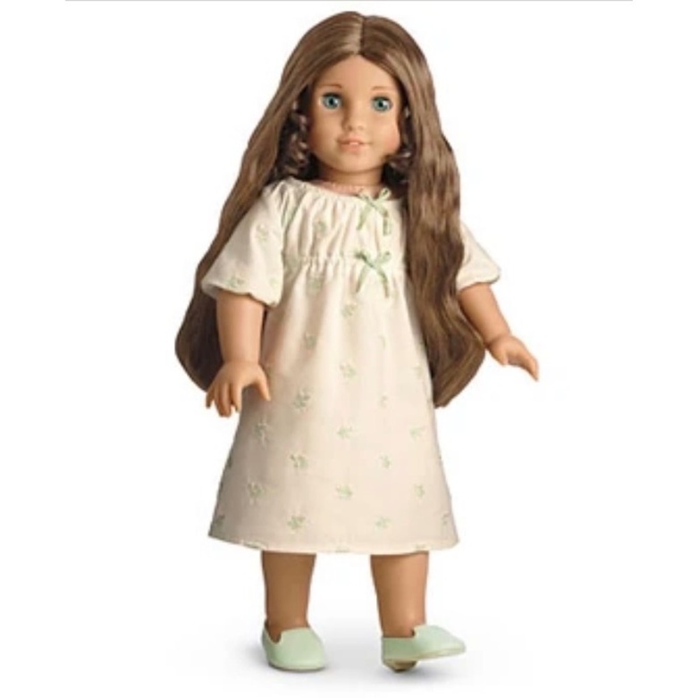 American Girl Marie-Grace's Nightgown & Shoes Set Doll Clothes Adult Owned